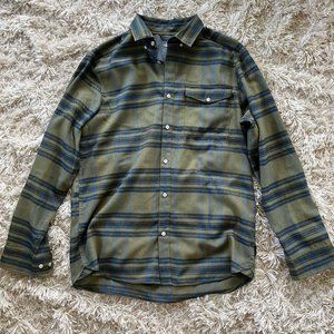 EUC The North Face men's long sleeve flannel print shirt